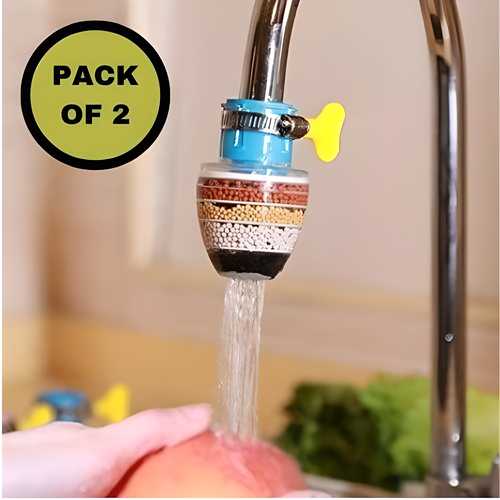 Home Kitchen Faucet Tap Water Clean Purifier Filter(Pack of 2) - The Indian Home Vaultxggxt1 - 1s
