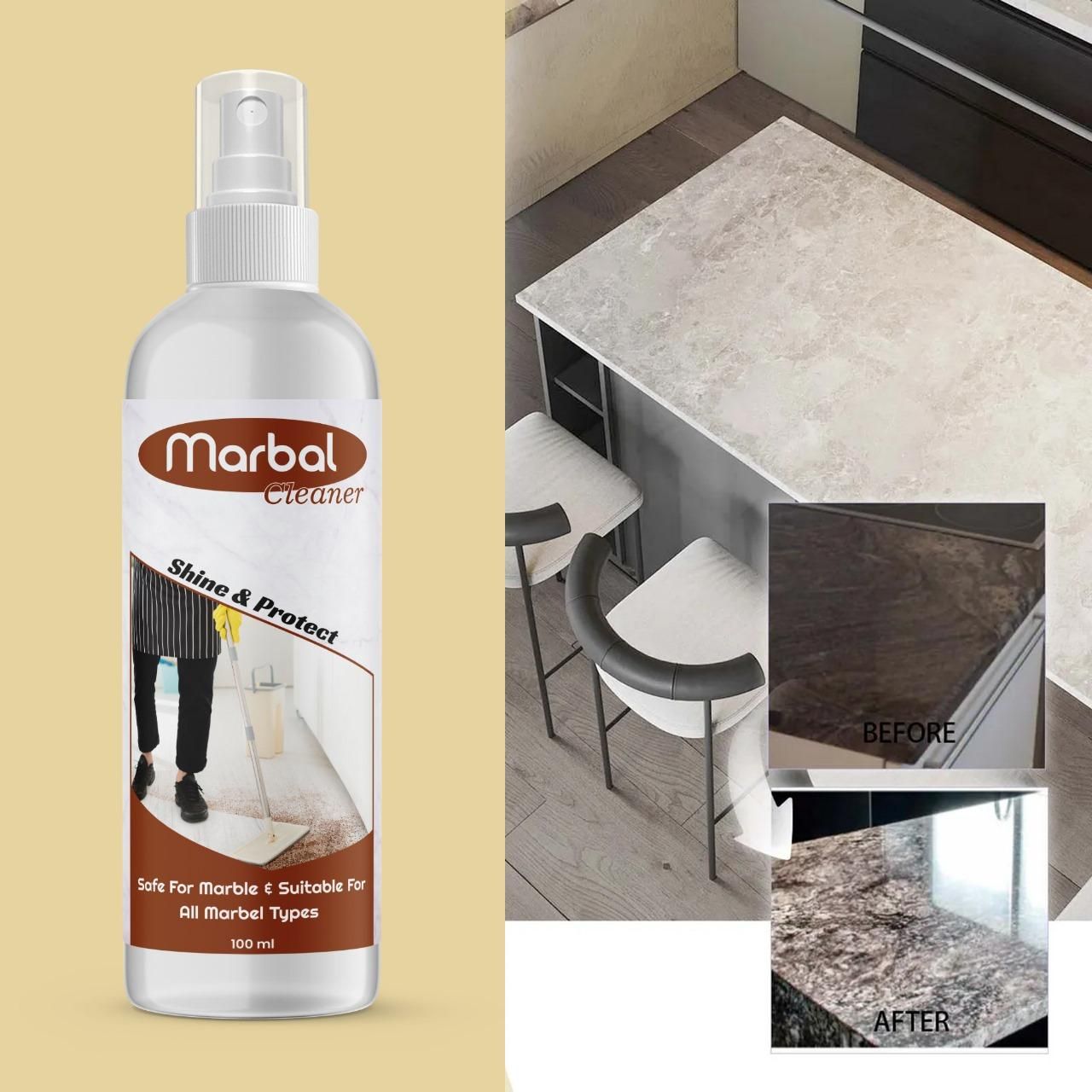 Marble Cleaner 200 ml Pack of 2 - The Indian Home Vaultxggxt1 - 1s