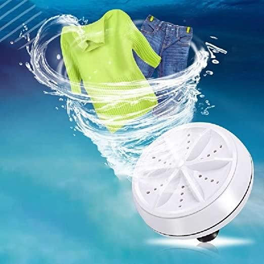 Portable Mini Washing Machine Ultrasonic Turbine Washer - The Indian Home Vaultxggxt1 - 1s