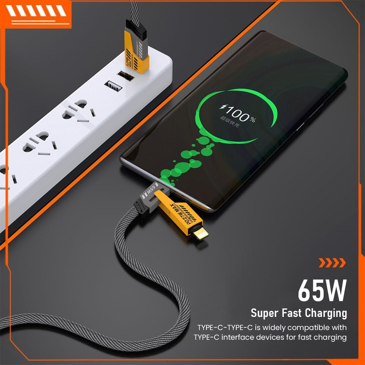 USB C Cable Lightning Cable 4 in 1 - The Indian Home Vaultxggxt1 - 1s